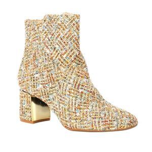 🟡 Alex Marie DIANNE Metallic Boucle Boots